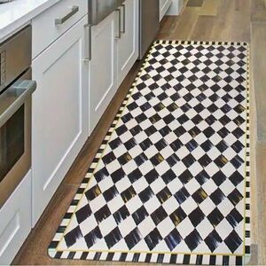 Checkerboard Patterned Rug